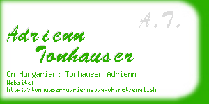 adrienn tonhauser business card